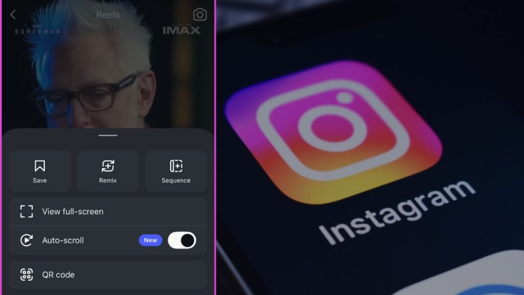 Instagram Auto Scroll Feature
