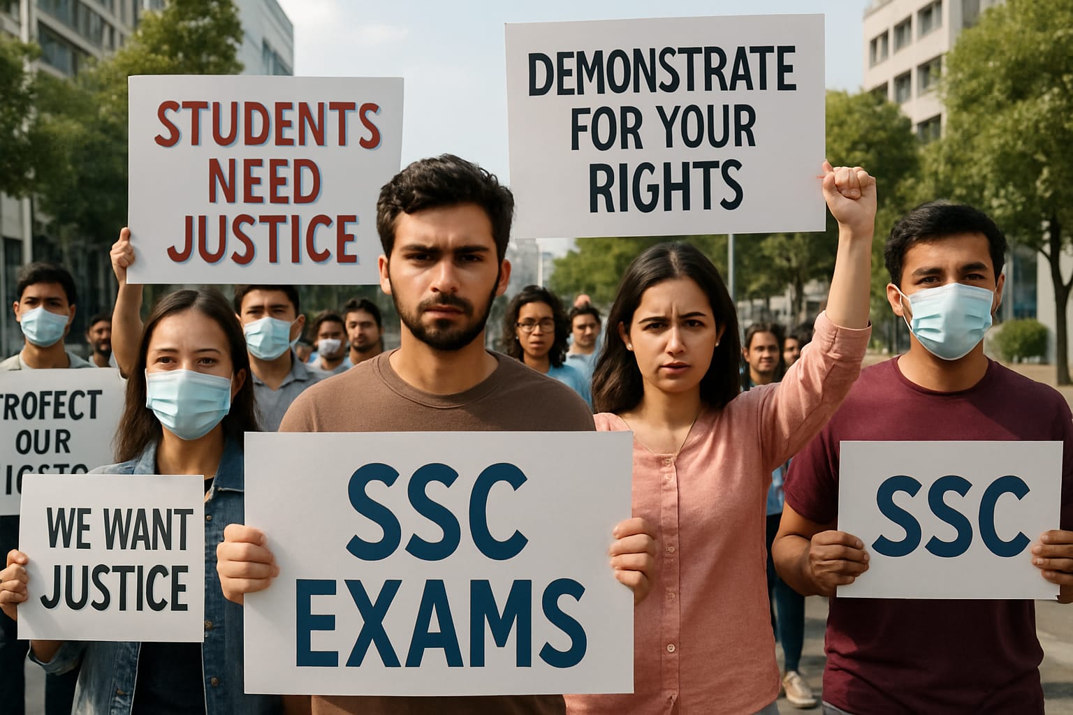 SSC Protest